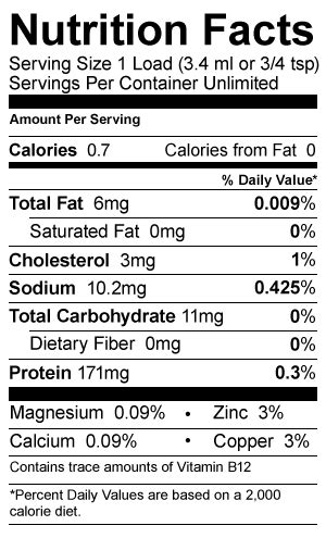 does sperm have calories